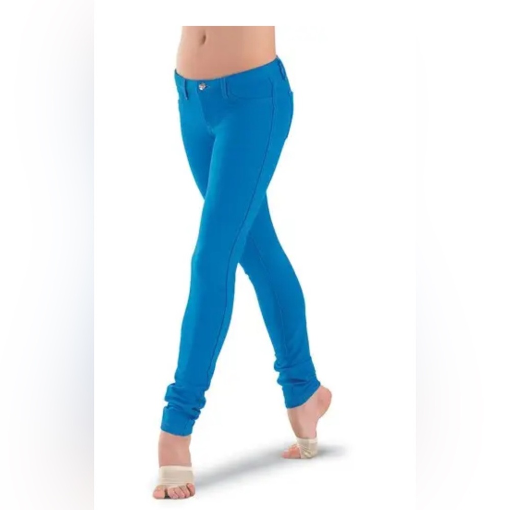 Balera Performace Urban Groove Bold Coloured Jeggings AH3722 Peacock Blue
